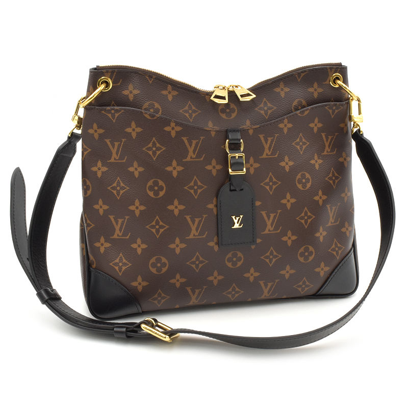 Louis Vuitton Odeon NM MM Crossbody Bag Black