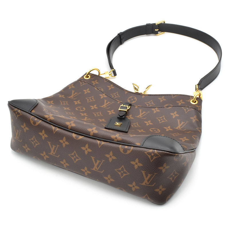 Louis Vuitton Odeon NM MM Crossbody Bag Black - Image 4