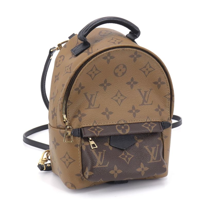 Louis Vuitton Palm Springs Backpack Mini Reverse Rucksack Brown