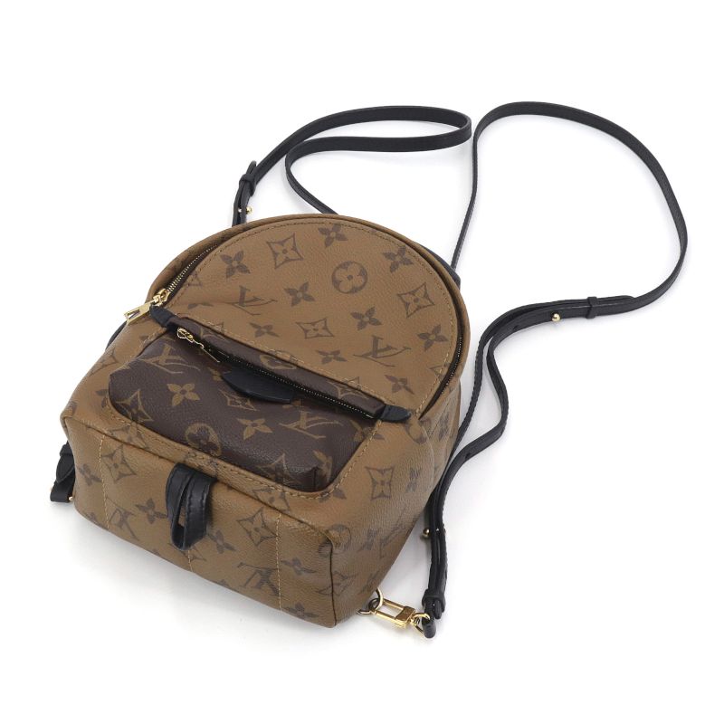 Louis Vuitton Palm Springs Backpack Mini Reverse Rucksack Brown - Image 3