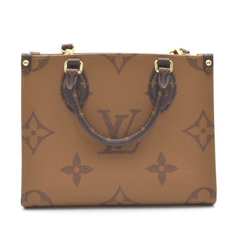 Louis Vuitton On the Go PM Reverse 2way Shoulder Bag Brown - Image 3