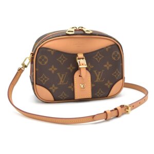 Louis Vuitton Deauville Mini Shoulder Bag Brown