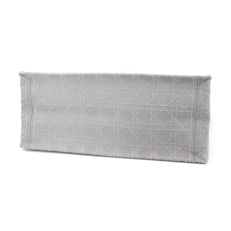 Dior Book Tote Canvas Handbag Gray - Image 3