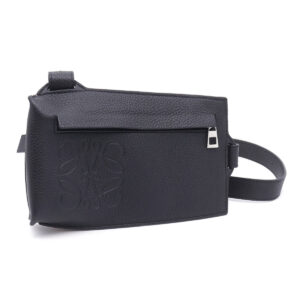 Loewe Vertical T Pocket Shoulder Bag Black