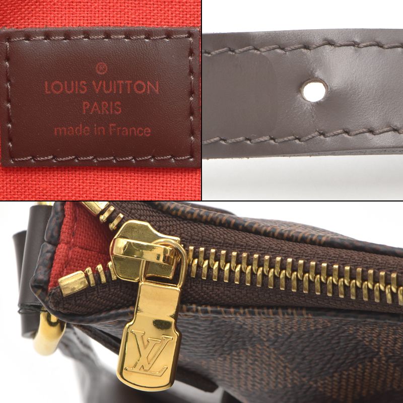 Louis Vuitton Bloomsbury PM Damier Ebene Crossbody Bag Brown - Image 6