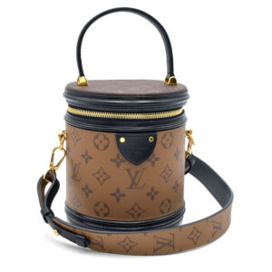 Louis Vuitton Cannes Monogram Reverse Crossbody Vanity Bag Brown