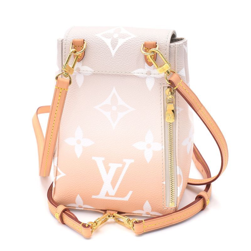 Louis Vuitton Visor Pool Tiny Backpack Giant Rucksack Gray White Orange - Image 2