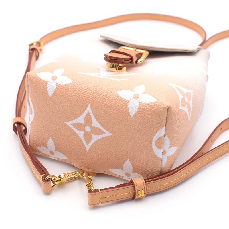 Louis Vuitton Visor Pool Tiny Backpack Giant Rucksack Gray White Orange - Image 3