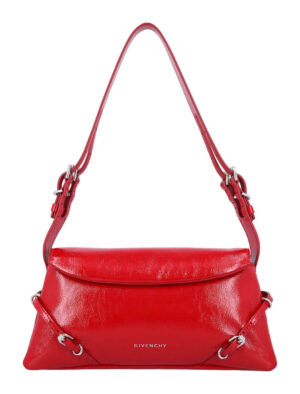 Givenchy Red Leather Shoulder Bag Red