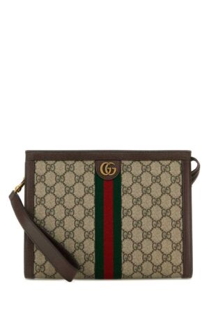 Gucci Ophidia Clutch Bag Multicolor Beige