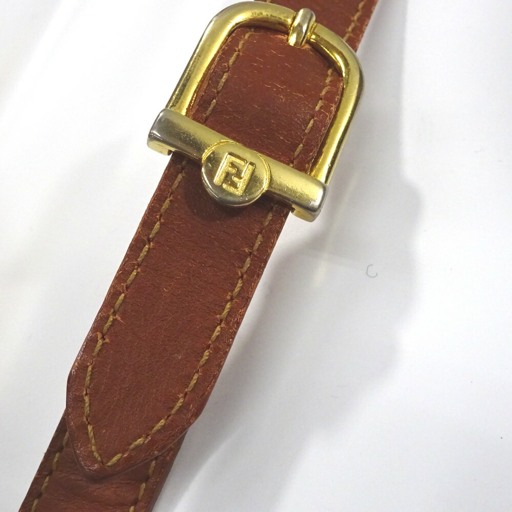 Fendi Pecan Style Shoulder Bag Khaki - Image 9