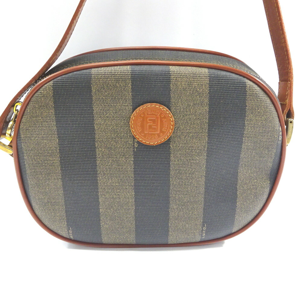 Fendi Pecan Style Shoulder Bag Khaki - Image 2