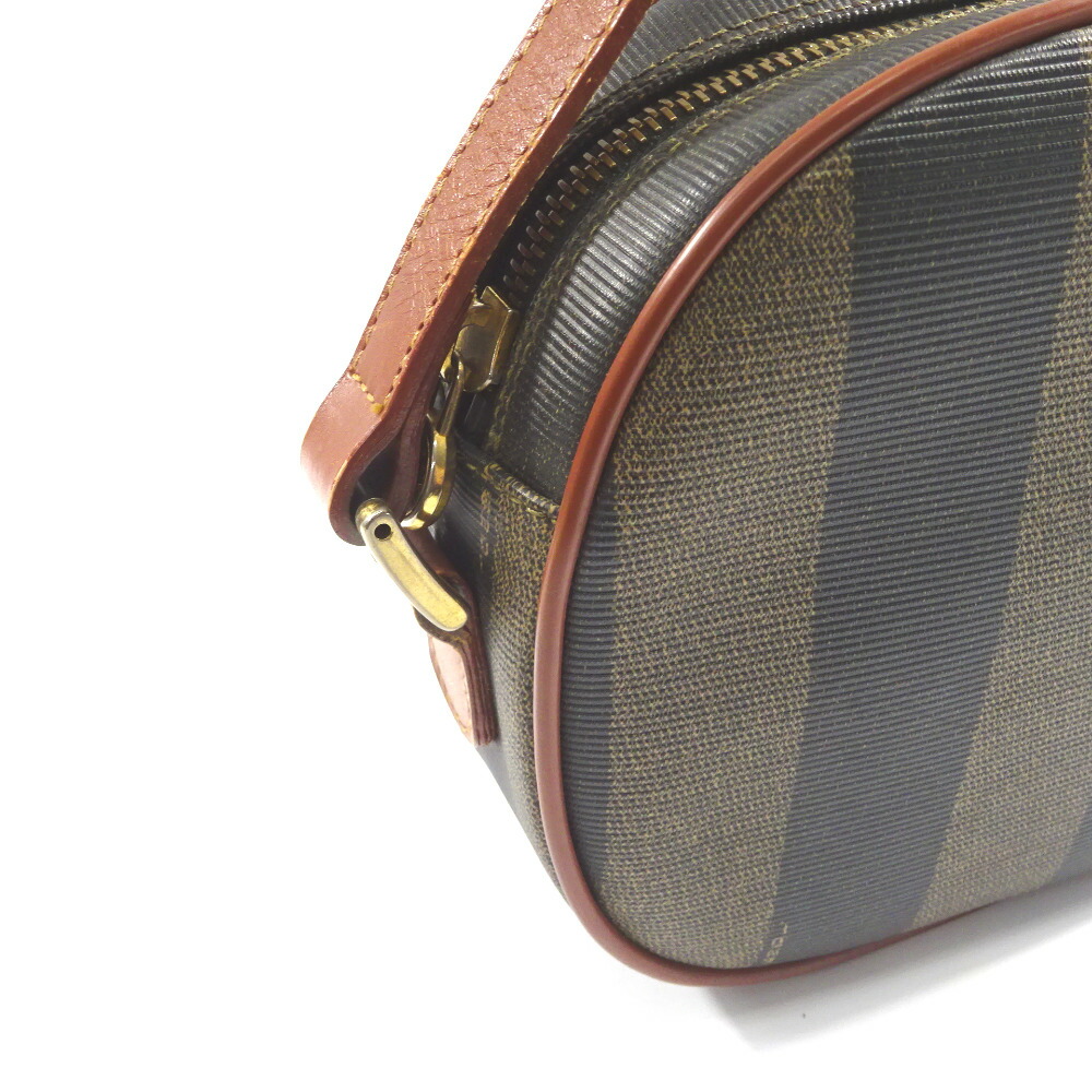 Fendi Pecan Style Shoulder Bag Khaki - Image 5