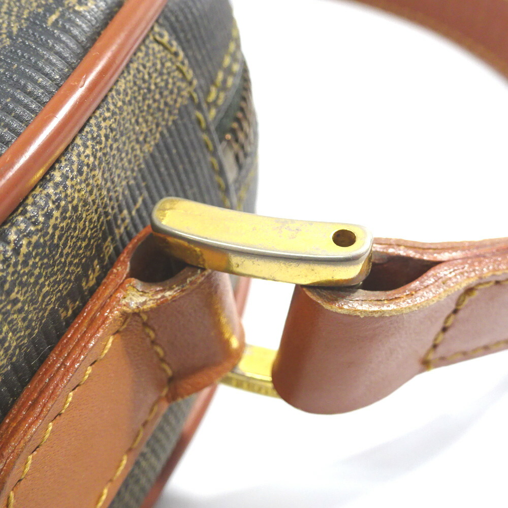 Fendi Pecan Style Shoulder Bag Khaki - Image 7