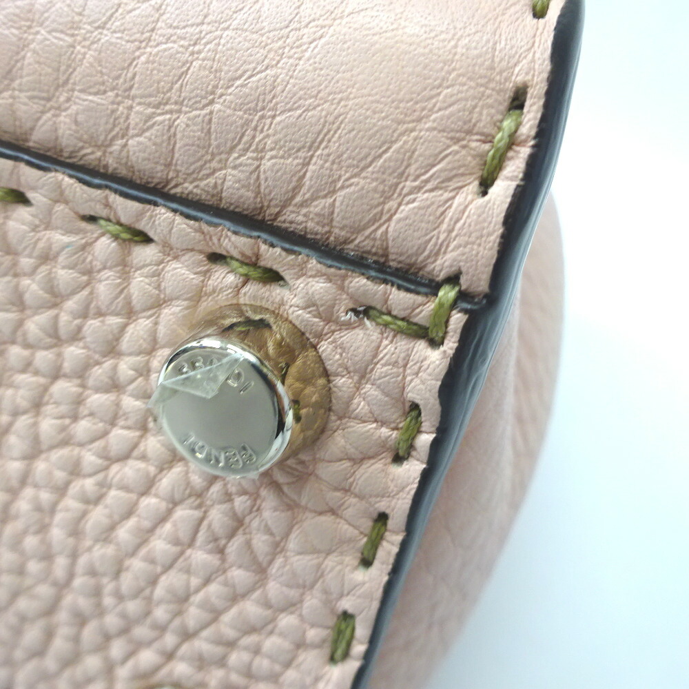 Fendi Handbag Peekaboo Iconic Mini Powder Pink - Image 7