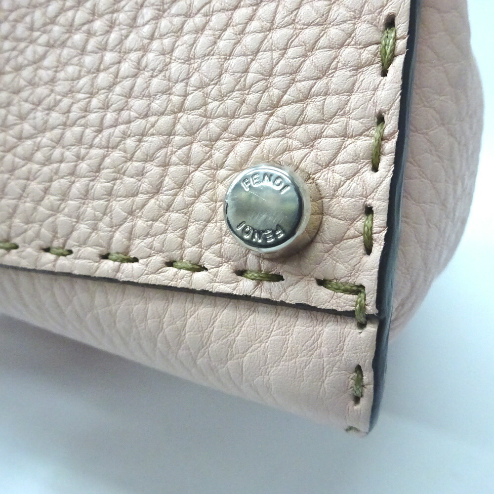 Fendi Handbag Peekaboo Iconic Mini Powder Pink - Image 8