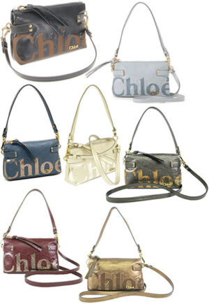 Chloe Eclipse Trousse Mini Shoulder Bag Leather Black