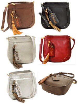 Chloe Eden Leather Crossbody Bag Black