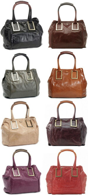 Chloe Ethel Leather Tote Bag Black