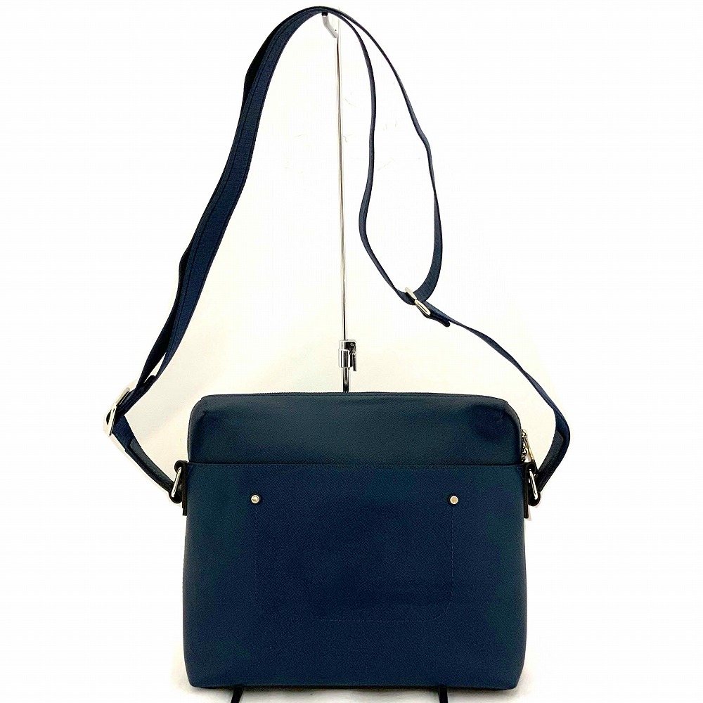 Louis Vuitton Glico Messenger PM Shoulder Bag Taiga Ocean Blue