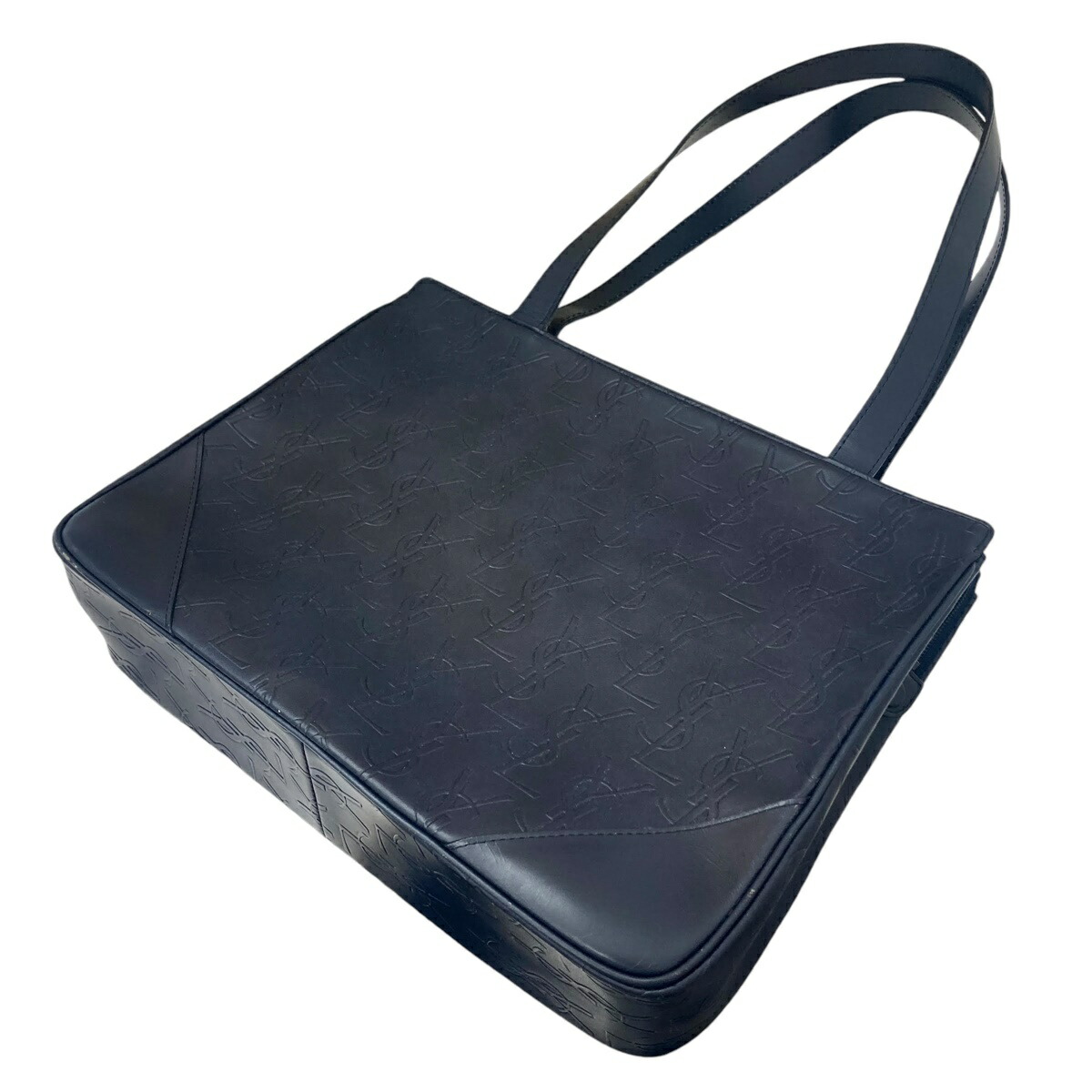 Yves Saint Laurent Tote Shoulder Bag Navy - Image 5