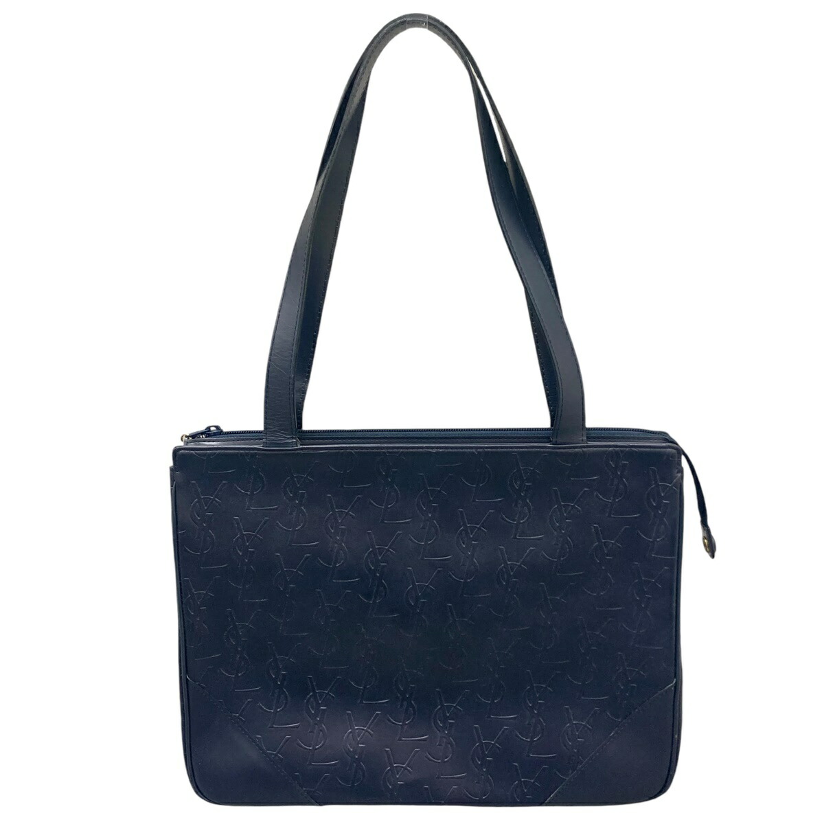 Yves Saint Laurent Tote Shoulder Bag Navy