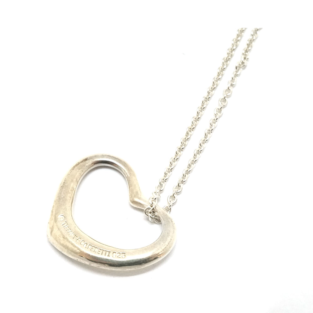 Tiffany Open Heart Necklace Silver - Image 3