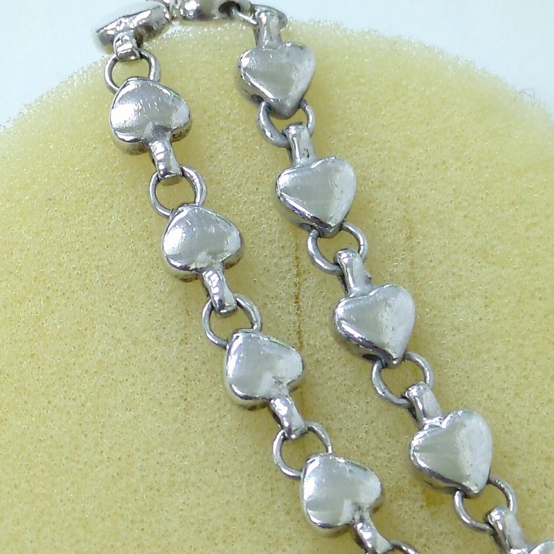Tiffany Puff Heart Bracelet Silver - Image 13
