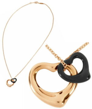 Tiffany Open Heart Pendant Necklace Sterling Silver Elsa Peretti