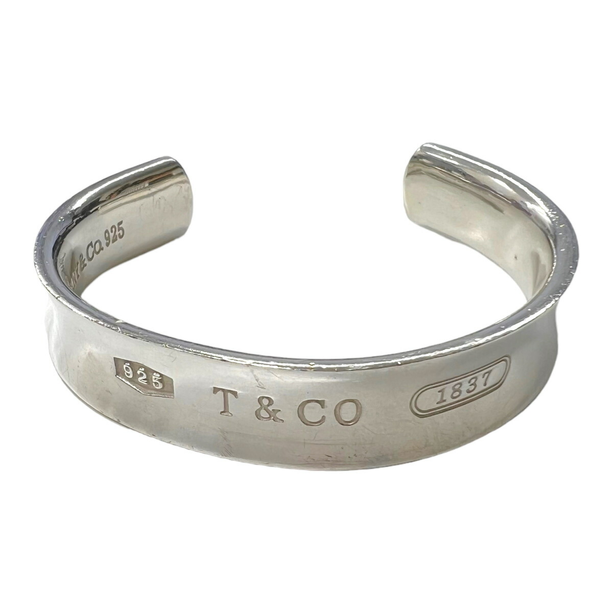 Tiffany 1837 Narrow Cuff Bangle Silver