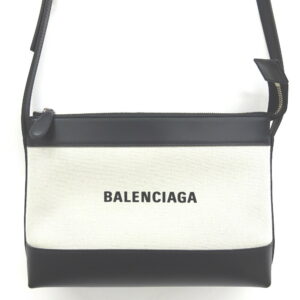 Balenciaga Crossbody Shoulder Bag Natural Black
