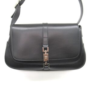 Gucci Jackie Leather Shoulder Bag Black