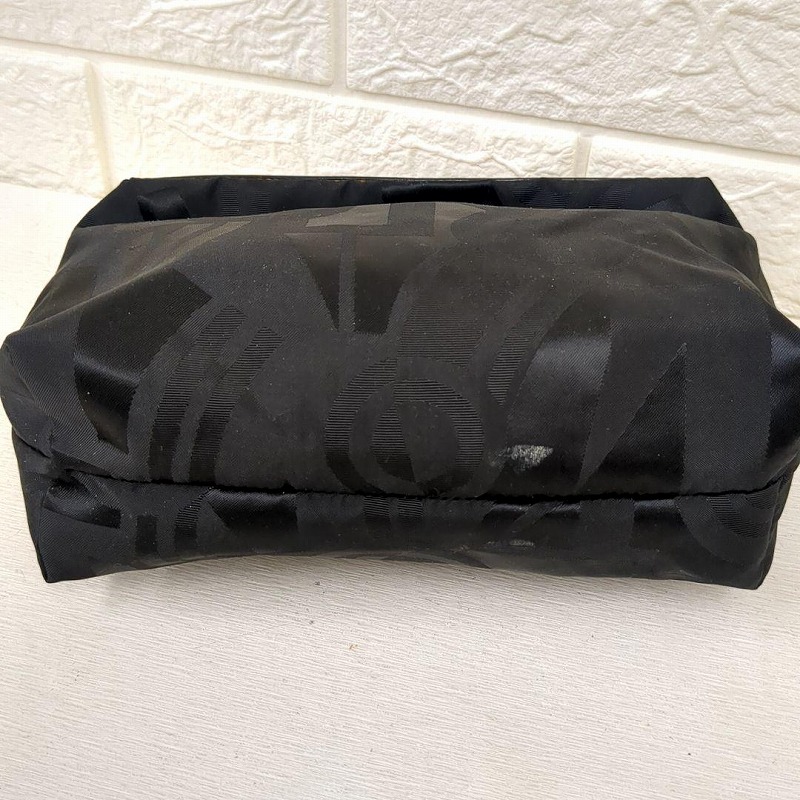 Salvatore Ferragamo Nylon Cosmetic Pouch Black - Image 6