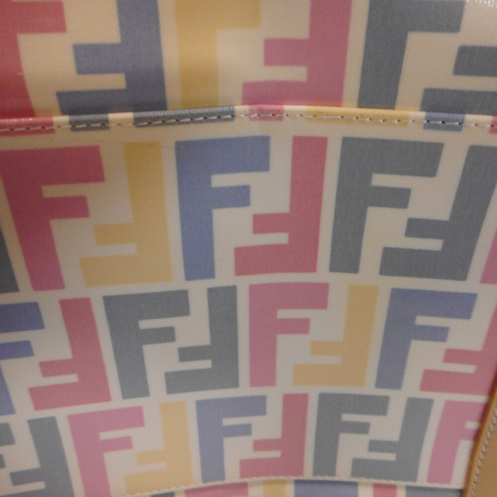 Fendi Tote Bag Beige Multicolor - Image 10