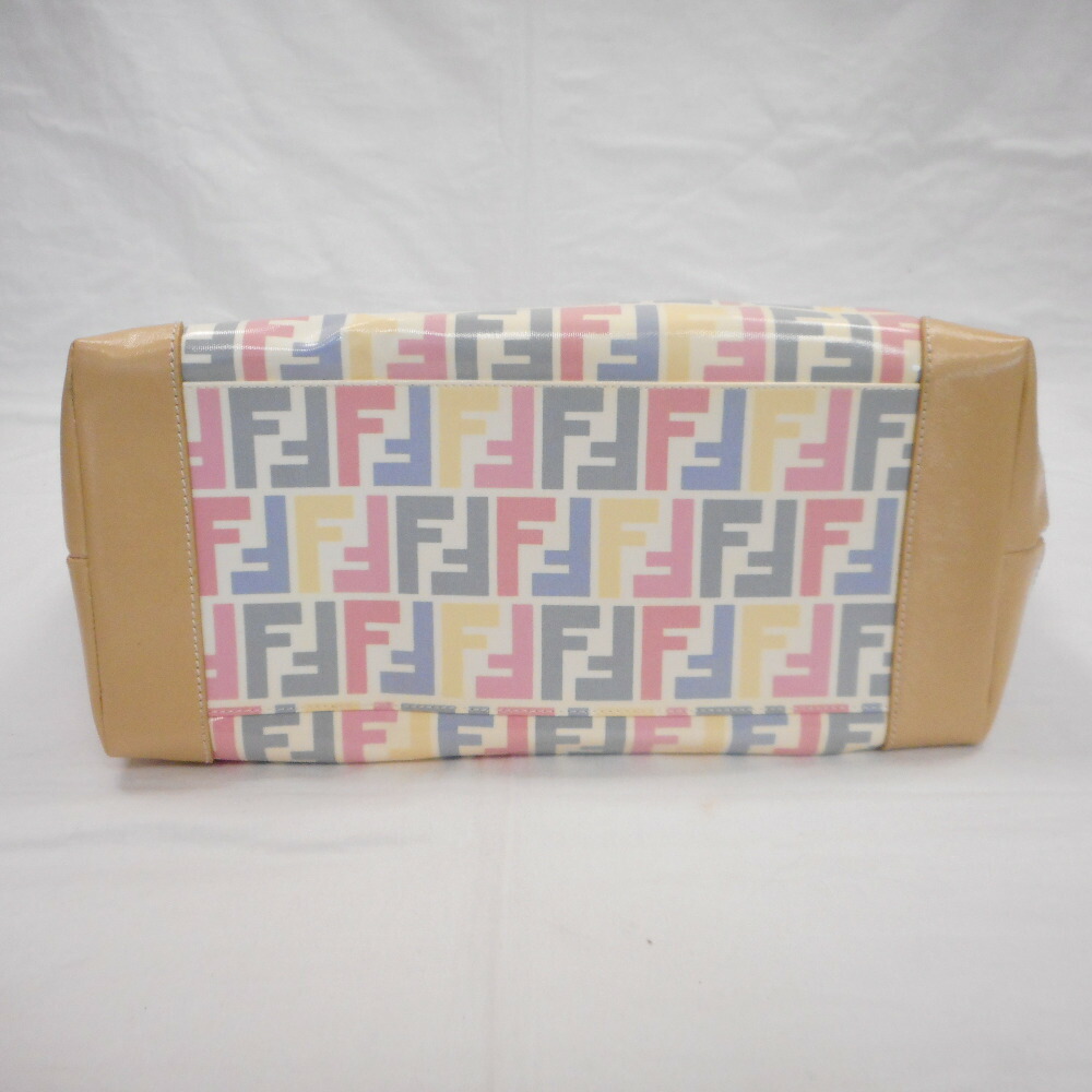 Fendi Tote Bag Beige Multicolor - Image 5