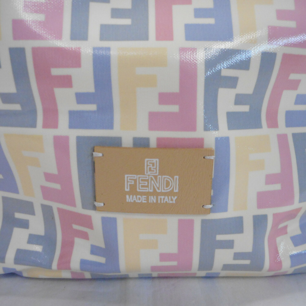 Fendi Tote Bag Beige Multicolor - Image 7