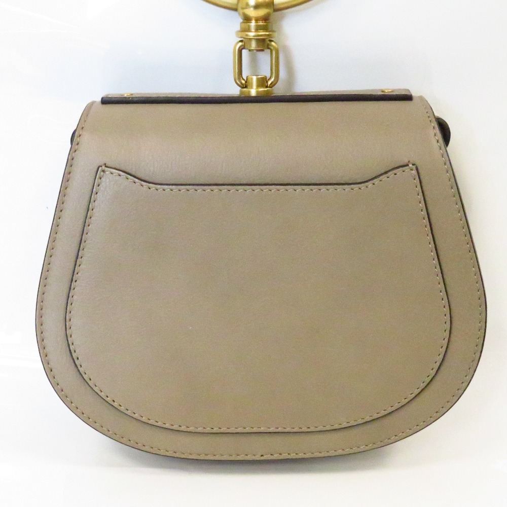 Chloe Shoulder Bag Nile Small Bracelet Bag Leather Black - Image 4