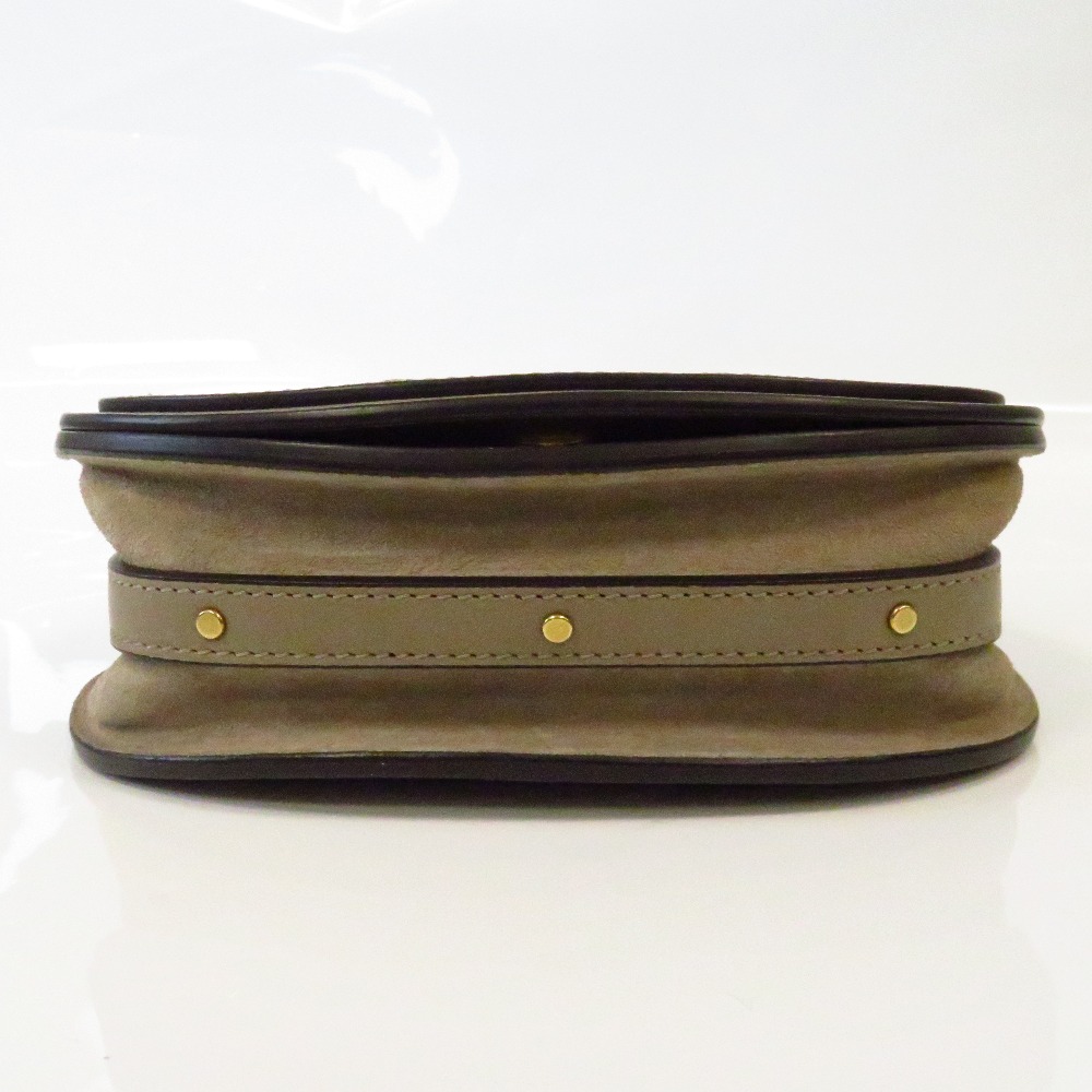 Chloe Shoulder Bag Nile Small Bracelet Bag Leather Black - Image 5