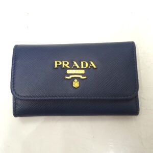 Prada Key Case 6 Row Blue