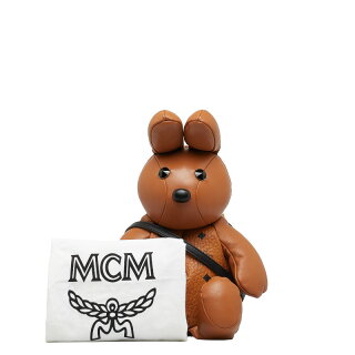 MCM Zoo Rabbit Doll Backpack Shoulder Bag Brown - Image 9