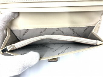 Salvatore Ferragamo long wallet bi fold brown pattern - Image 6