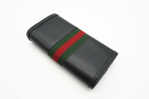 Gucci bi fold long wallet Ophidia Web Continental Black Red Green - Image 3