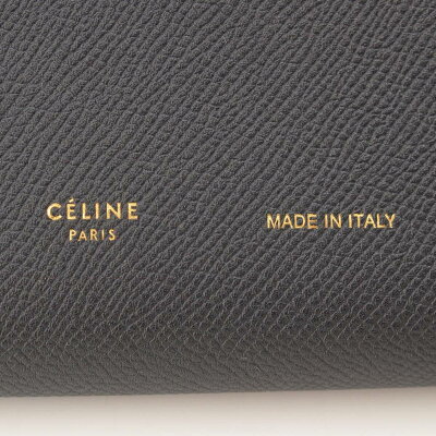 Celine Strap Large Multi Function Bifold Long Wallet Navy Blue x Beige - Image 7